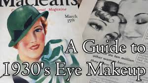 real 1930s eye makeup an in depth