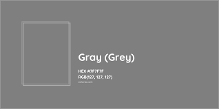 about gray grey color codes