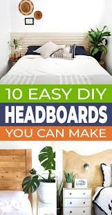 You could get the look with paintings you create yourself, or interesting fabrics mounted on stretcher bars. 10 Easy Diy Headboard Ideas You Can Make The Budget Decorator