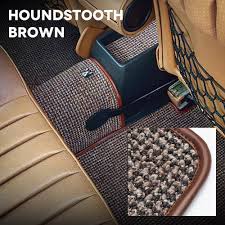 houndstooth floor carpet set carbone