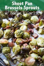 sheet pan brussels sprouts roasted with