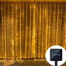 waterproof solar led curtain