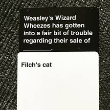 Check out our cards against muggles selection for the very best in unique or custom, handmade pieces from our party games shops. Cards Against Muggles With Loowisa Warning Childhood May Be Ruined By This Game And These Pictures Cards Against Humanity Horrible People Dark Humor