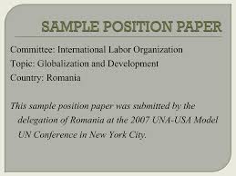 Position papers may serve as a starting point for negotiations and debate at the conference. Writing Your Position Paper For Jhumunc Or Any Other Conference Ppt Download