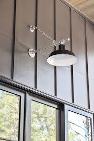 Oversized Barn Lights Complement Scale Of New Home Inspiration Barn Light Electric
