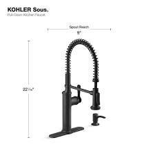 kohler sous pro style single handle