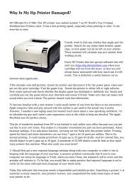 Why Is My Hp Printer Damaged By Cleangadgetmedia Issuu