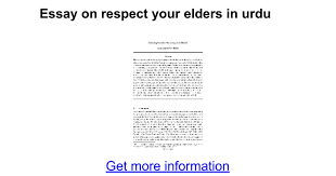 Mission Not So Impossible  Getting Your Children to Respect Elders    