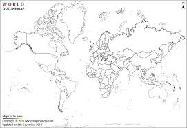 World Map Template Printable By Tes Community Teaching Vector Copy