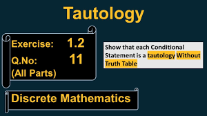 prove tautology without truth table
