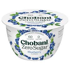 chobani yogurt blueberry zero sugar
