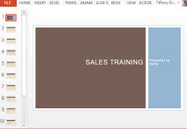 Business Sales Training Template For Powerpoint