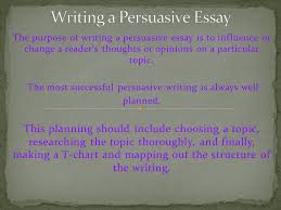 Writing A Persuasive Essay Ppt Video Online Download