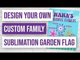 Custom Family Sublimation Garden Flag