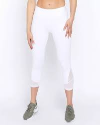 Hyba Cropped Legging With Mesh