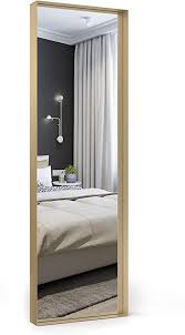 full length mirror in bedroom