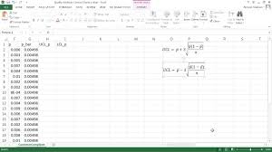 Attribute Control P Chart Ms Excel