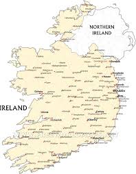 Comprising a general map of ireland. Ireland Political Map