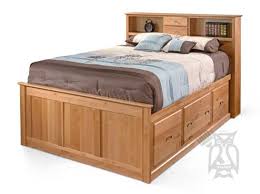 solid alder wood shaker queen 9 drawer