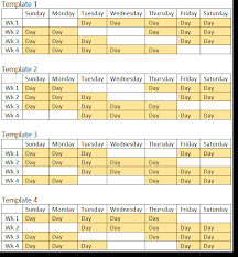 8 hour shift schedules to cover 24x7