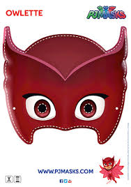 Pj mask disney coloring pages owlette pj masks coloring page Pj Masks Owlette Mask Printable Bub Hub