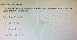 Solved Question 15 5 Points Translate