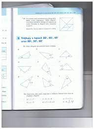 Zadanie 33 ze strony 57 ze zbioru. Temat: trójkąty o kątach 90, 45, 45 oraz  90, 30, 60 stopni. - Brainly.pl