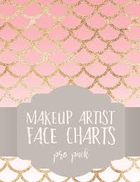 Makeup Artist Face Charts Pro Pack Face Charts For Makeup
