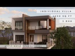 1200 Sq Ft House Design Villa 3 Bhk