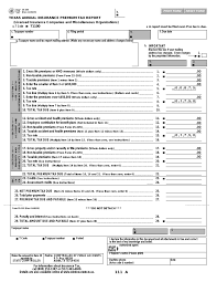 You should wait to file your income tax return until you receive that form. Texas Insurance Tax Forms 25 100 Annual Insurance Premium Tax Report