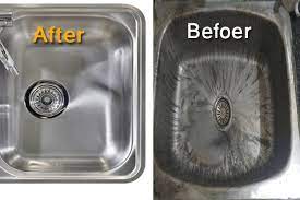 remove acid stains from stainless steel