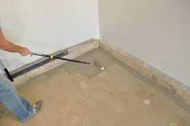 paint an epoxy concrete floor coating