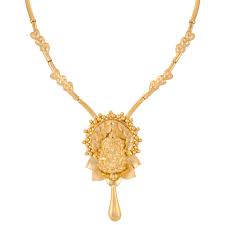 divine dess lakshmi gold necklace