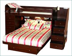 queen bunk bed with storage