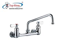faucet wall mount center with swivel nozzle