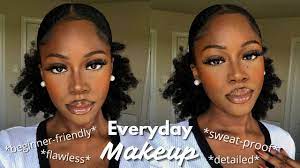 summer makeup tutorial for dark skin