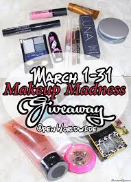 march makeup madness giveaway and