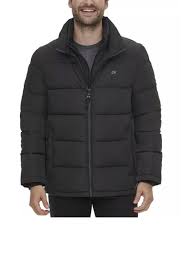 Full Zip Puffer Coat Winter Jacket
