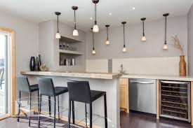 Basement Wet Bar Modern Basement