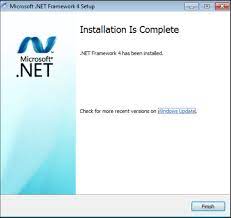 net framework 4 0 install for