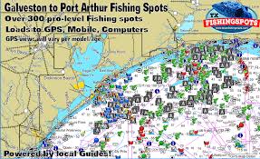 Galveston Texas Offshore Fishing Spots Gps Coordinates