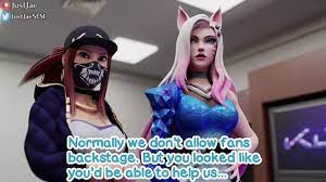 Ahri And Akali Facefart A Fan And Each Other Free HD Porn - Bingato