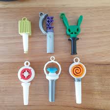 3d Printable Kpop Light Stick Keyrings 8 Groups Inc Bts By Natalie Cheesmond