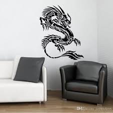 black chinese dragon wall decal wall