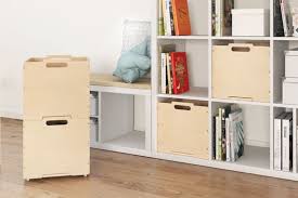 Set Of 4 Kallax Shelf Storage Box Made