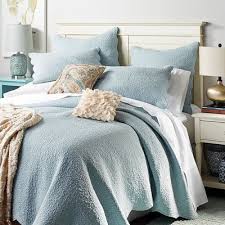 blue quilt bedroom sham bedding