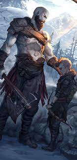 1440x2960 Kratos And Atreus God Of War ...