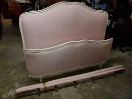 Vintage Antique Style Pink Queen Bed