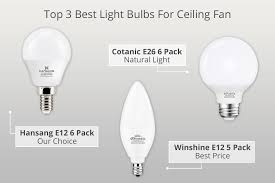 11 Best Light Bulbs For Ceiling Fan In 2022