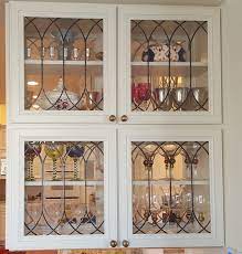 leaded glass cabinets glass kitchen